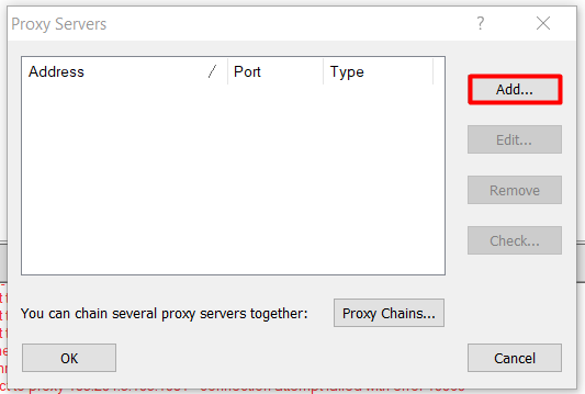 Press the «Add» button