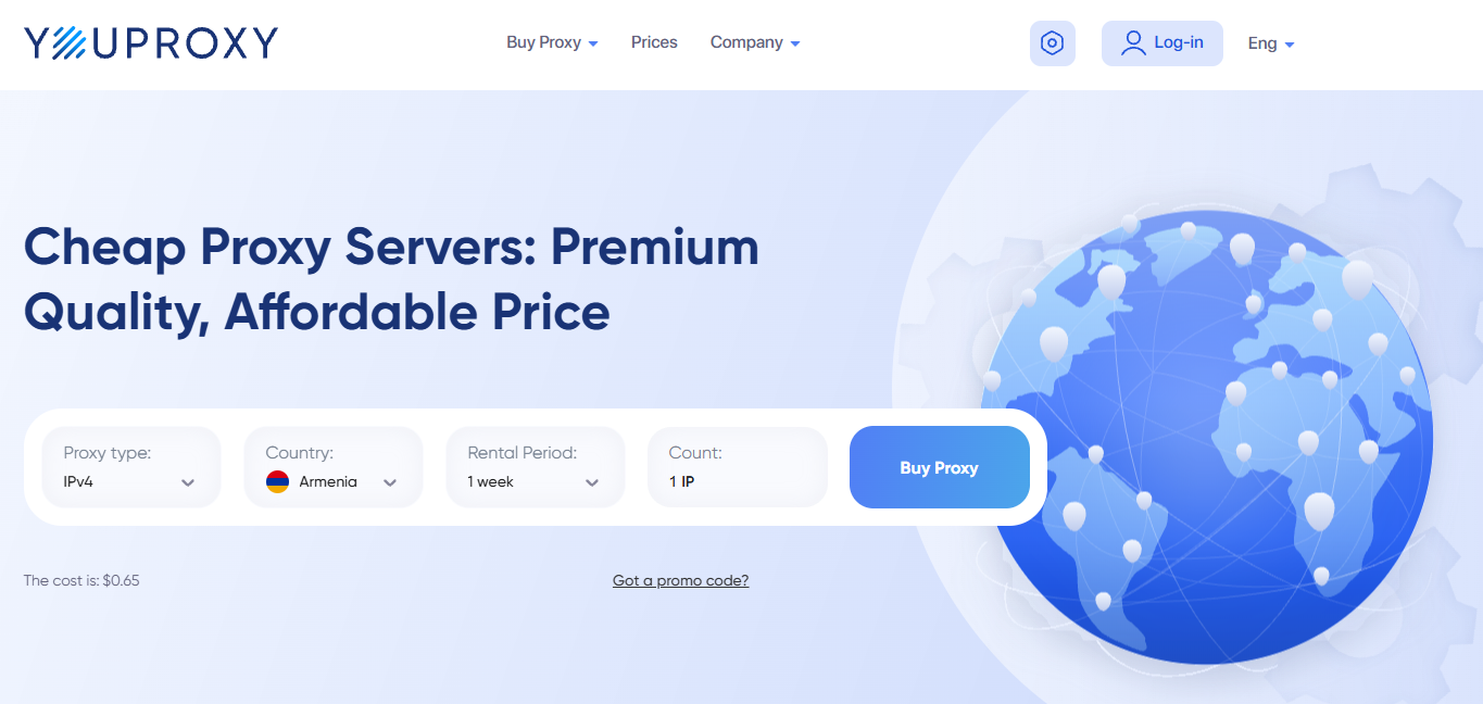Youproxy homepage hero