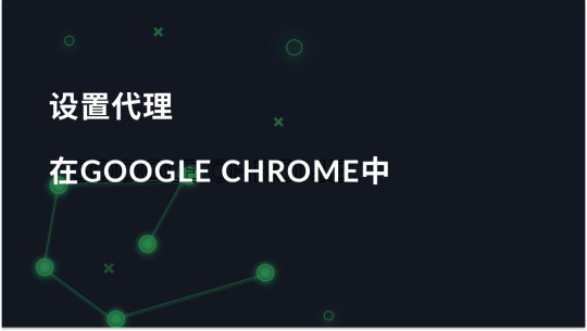如何在Google Chrome中设置代理服务器