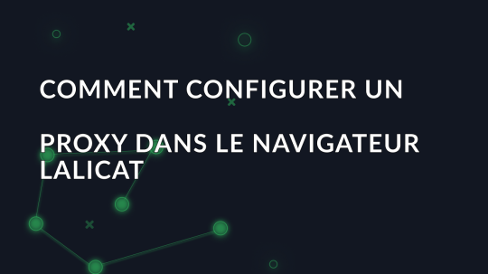 Comment configurer un proxy dans le navigateur Lalicat