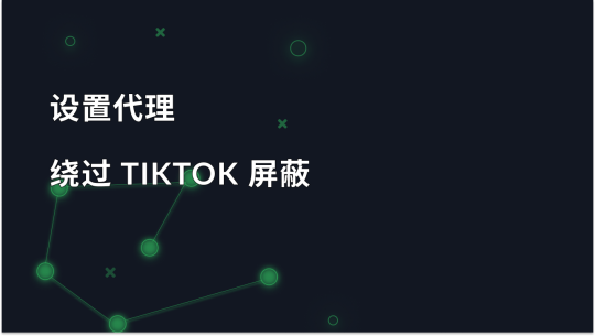 如何绕过 TikTok 屏蔽