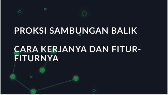 Proksi Sambungan Balik: Cara Kerja dan Area Aplikasi