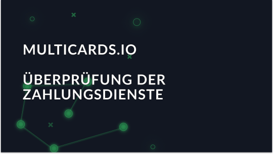 Verdienen mit Multicards.io - Sichere virtuelle Kartenzahlungen