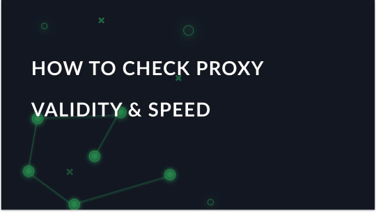 How to Check Proxy – Validity, Speed & Anonymity