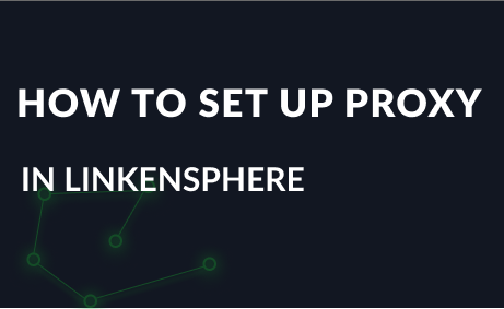 How to set up a proxy in LinkenSphere