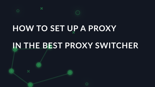 How to set up a proxy in the Best Proxy Switcher extension