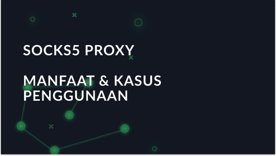 SOCKS5 Proxy: Manfaat & Kasus Penggunaan