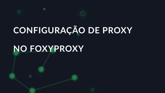 Configuração de proxy no FoxyProxy