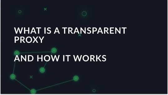 What is a Transparent Proxy?