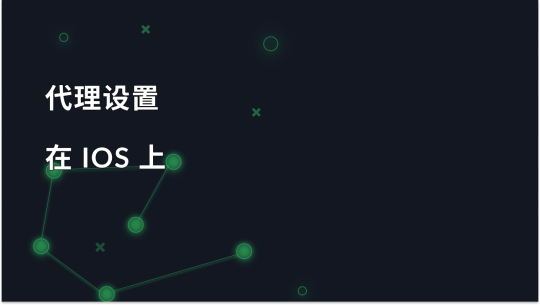 如何在 IOS 上配置代理设置