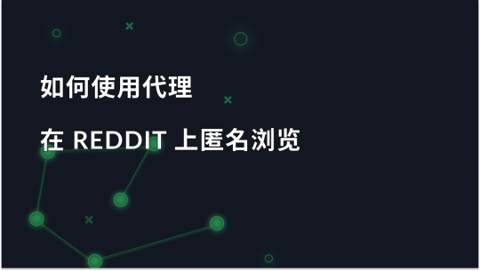 如何使用代理服务器在 Reddit 上匿名浏览？