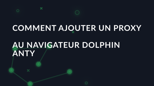 Mise en place d'un proxy dans le navigateur Dolphin{anty}