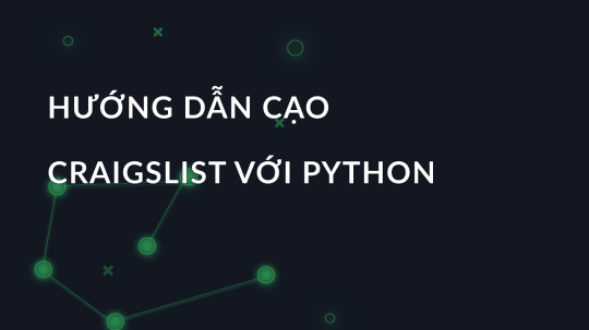 Hướng dẫn cạo craigslist với Python