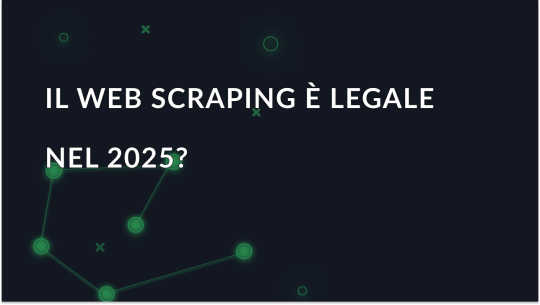 Il web scraping è legale nel 2025?