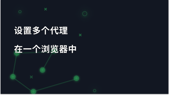 如何在一个浏览器中设置多个代理