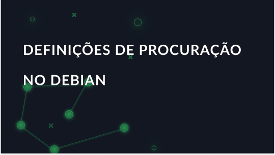 Configurando um proxy no sistema operacional Debian