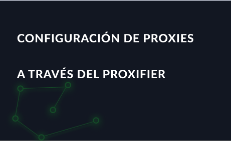 Configuración de proxies para diferentes sitios a través del programa Proxifier