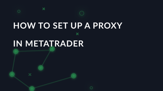 Step-by-step proxy settings in Metatrader 4