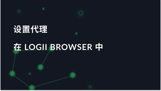 在 Logii Browser 中设置代理