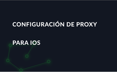 Configuración de proxy para iOS