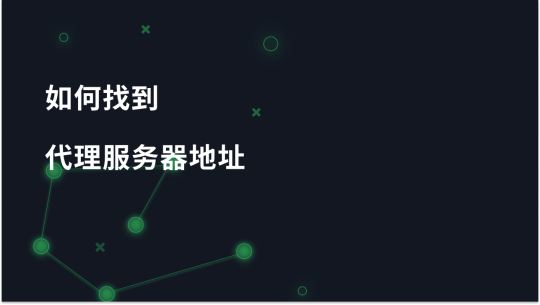 如何轻松查找代理服务器地址
