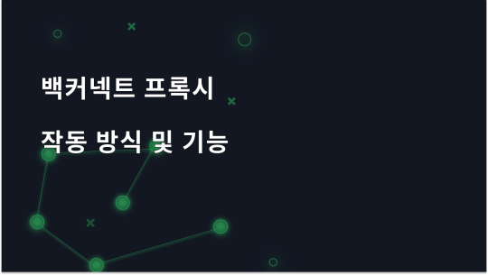 백커넥트 프록시: 작동 방식 및 적용 분야