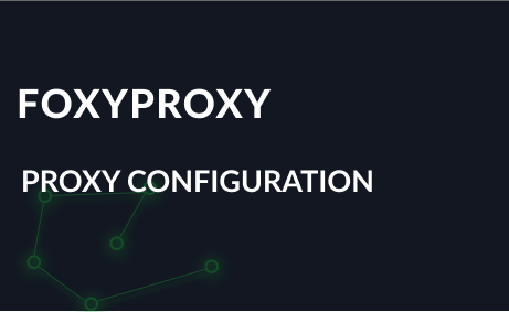 Proxy configuration in FoxyProxy