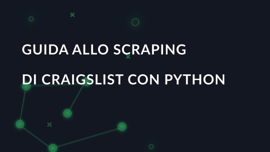 Guida allo scraping di Craigslist con Python