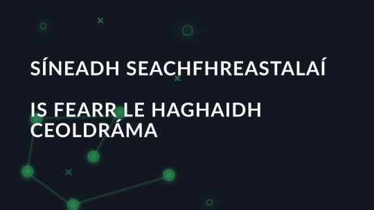 Síneadh seachfhreastalaí is fearr le haghaidh ceoldráma