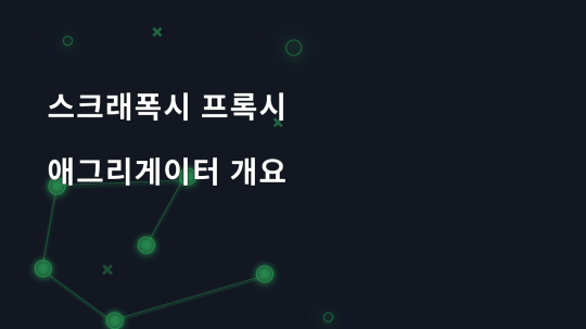 스크래폭시 프록시 애그리게이터 개요