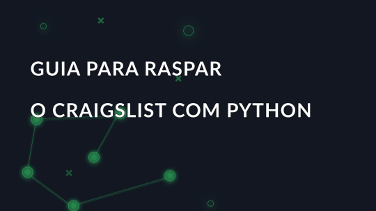 Guia para raspar o Craigslist com Python