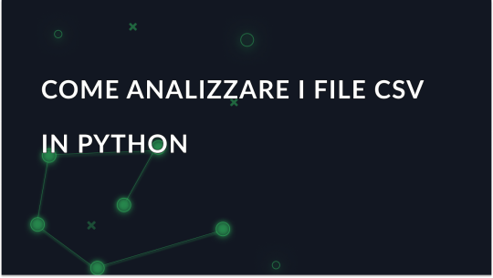 Come analizzare i file CSV in Python