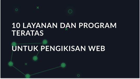 10 layanan dan program teratas untuk Web Scraping