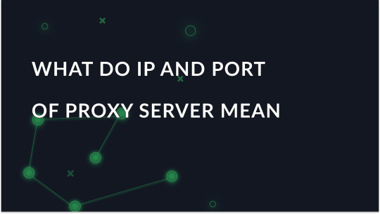 What Do IP and Port of Proxy Server Mean?