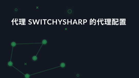 代理 SwitchySharp 的代理配置