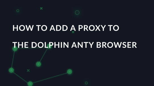 How to add a proxy to the Dolphin Anty browser