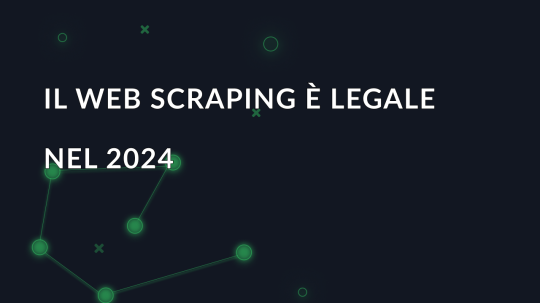 Il web scraping è legale nel 2024?