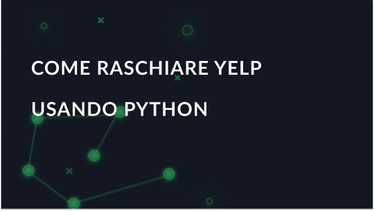 Come raschiare Yelp usando Python