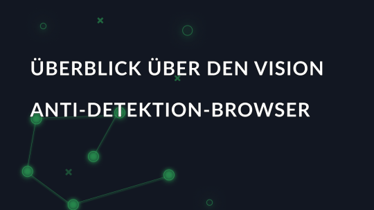 Überblick über den Vision Anti-Detektion-Browser