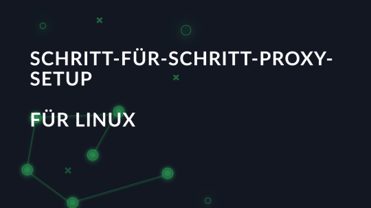 Schritt-für-Schritt-Proxy-Setup für Linux