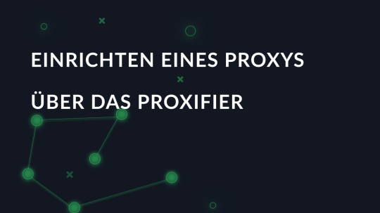 Einrichten eines Proxys für verschiedene Sites über das Proxifier-Programm