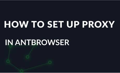 How to set up a proxy in AntBrowser