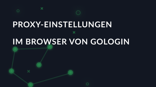 Schritt-für-Schritt-Proxy-Einstellungen im Anti-Erkennungs-Browser von GoLogin