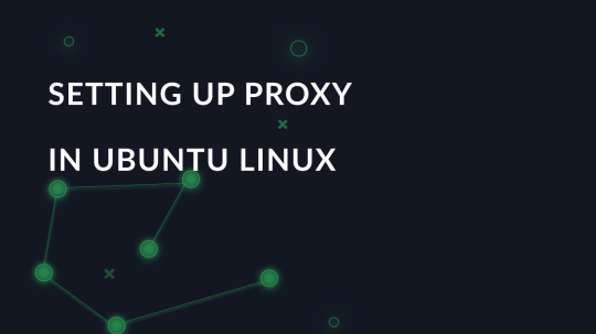 Setting up proxy in Ubuntu