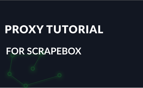 How to set up ScrapeBox with an elite proxy?